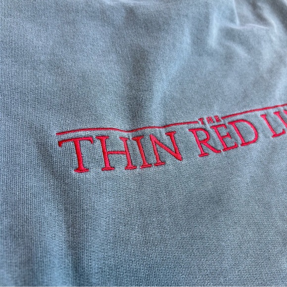 Vintage 90s Thin Red Line Movie Promo Crewneck XL - Picture 5 of 5